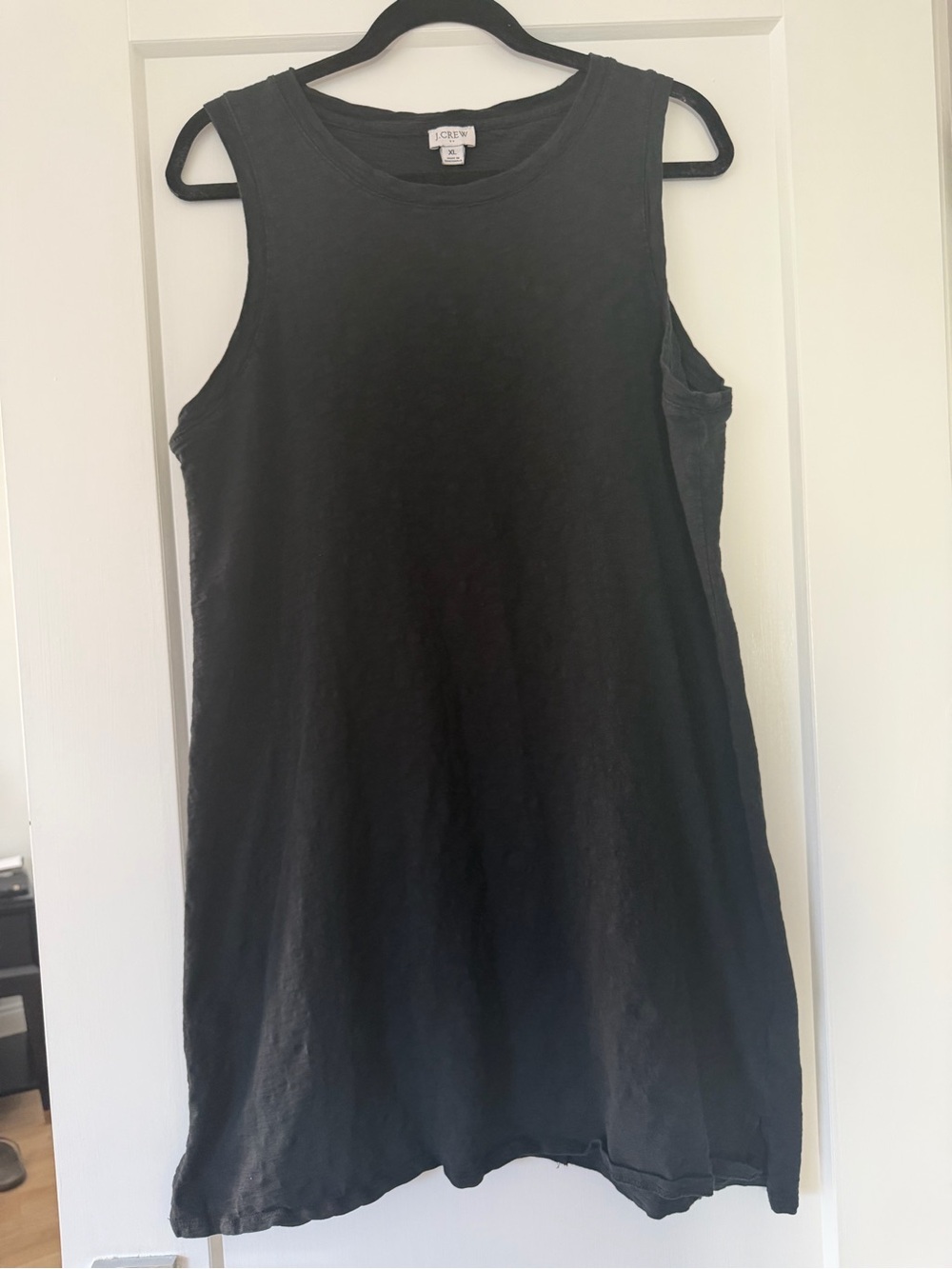 J. Crew Black Sleeveless Tunic Dress